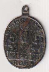 Inmaculada. Medalla. (AE 30 mms.) R/ Cáliz entre Ángeles. Siglo XVIII