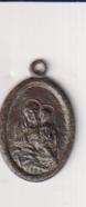 San José. medalla (AE 16 mms.) R/ Liso. Siglo XIX