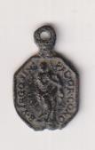 Inmaculada, Ley en Latín alrededor. Medalla (AE  15 mms.) R/ Cáliz. siglo XVIII