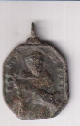 Nuestra Sra. del Sagrado Rosario (medalla AE 28 mms.) R/ Santo domingo de Soria. Siglo XVIII