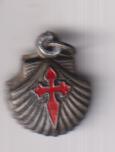 Cruz de Santiago y Catedral. medalla (16 mms.)