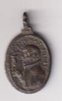 Rara Medalla. Ley: B. Ignat. s. I. ..S. V. (AE 23 mms.) R/ Inmaculada Rodeada de Ángeles. S. XVIII?