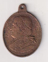 Pío IX. Medalla (AE 33 mms.) R/ Inmaculada. Siglo XIX