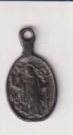 Virgen de Montserrat, Ley: S. M. M. S. Medalla (AE 16 mms.) R/ S. Benito, Ley: S. B. Siglo XVIII