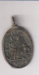San Isidoro medalla En Exergo: Roma (AE 25 mms.) R/ Inmaculada. Siglo XVII-XVIII