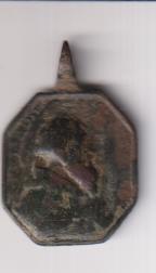 San Felix de Valois Medalla (AE 23 mms.) R/ San juan de la mata. Siglo XVII-XVIII
