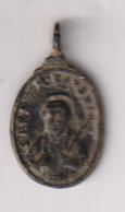 SAn Francisco javier Medalla (AE 20 mms.) R/ S. ignacio de loyola. Siglo XVIII