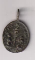 Ntra. sra. del Pilar Zaragoza. Medalla (AE 23 mms.) San Jun Nepomuceno. Siglo SViii