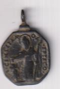 San Geminiano. Medalla (AE 20 mms.) R/ S.Ant ocho. martire. Siglo XVII-XVIII. RARISIMA