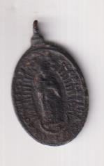 Inmaculada. Medalla. (AE 25 mms.) R/ Cáliz entre ángeles. ley. en español. Siglo XVIII