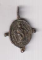 Ntra. Sra. del Rosario. medalla (AE 16 mms.) R/ Inmaculada coronada. Siglo XVIII