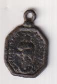 Inmaculada. Medalla (AE 17 mms.) R/ Cáliz. Siglo XVIII