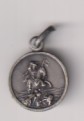 Santiago a caballo Medalla (Metal blanco 16 Mm.)