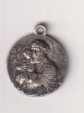 San José con Niño Jesús. Medalla 19 mm. Plata o plateada. R/ Pivs XI. Pont. Max.