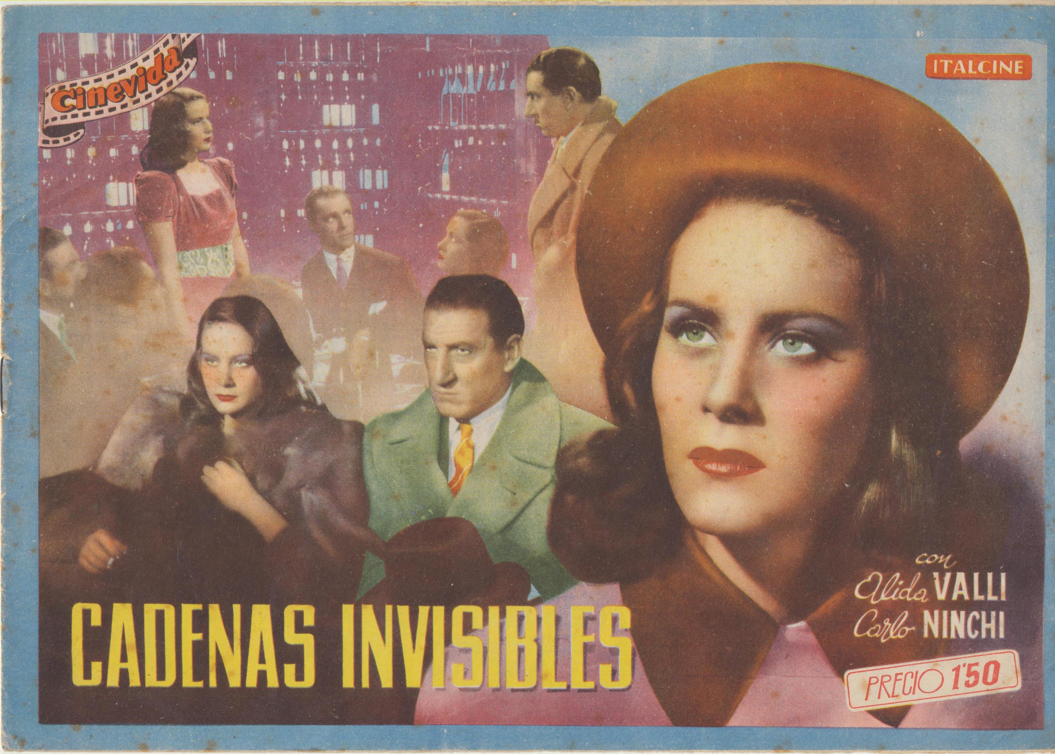 Cine Vida. Cadenas Invisibles. Hispano americana 194?
