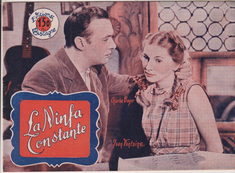La Ninfa constante. Foto Novela. Ediciones Bistagne. 16 p.p. Con guion y fotos de la Película