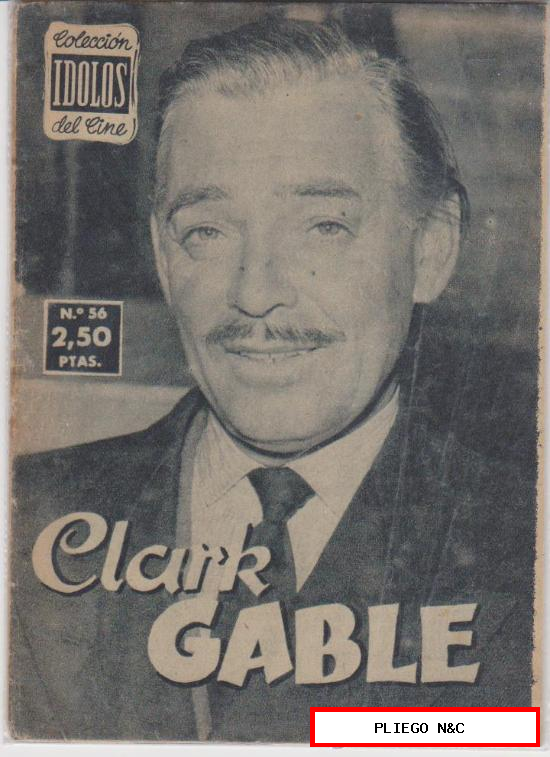 Colección Ídolos del Cine nº 56. Clark Gable