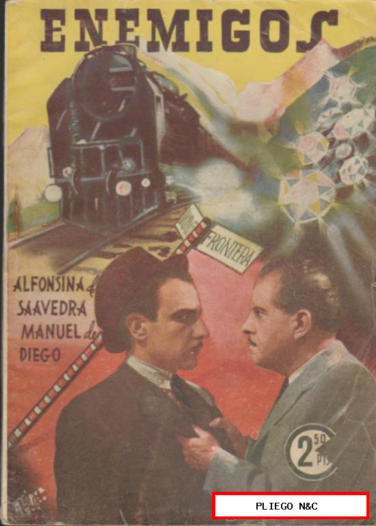 Enemigos. Colección Cinema. Ediciones Marisal 1942