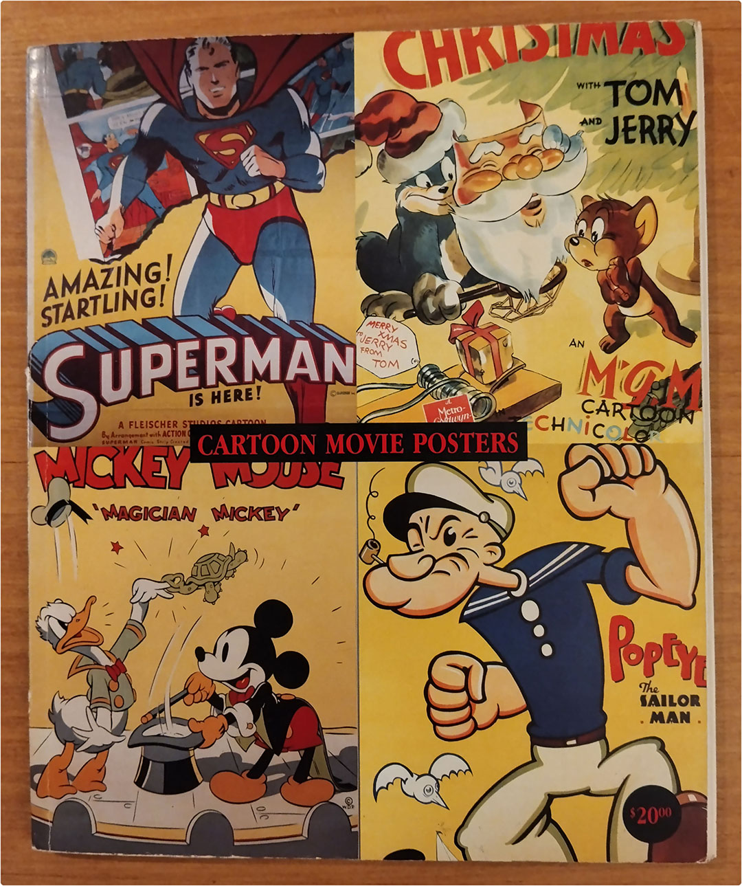 Cartoon Movie Posters Volume 1 by Bruce Hershenson. Libro (28x23,) con 391 Fotografías de carteles películas de animación