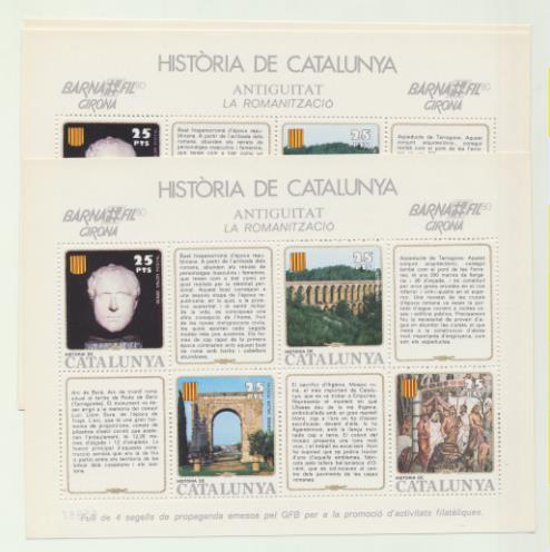 Historia de Catalunya. Barnafil 1980. La Romanizació 7 hojas (iguales)