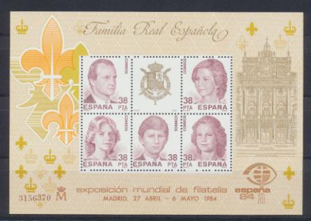 España 1984. Familia Real Española HM Edifil 2754 **