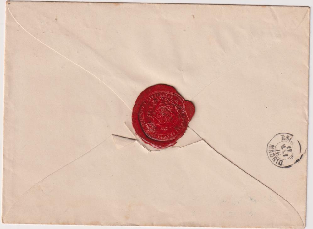 Aprobación Real de las Cuentas. Carta de Madrid al Real Monasterio de S. Lorenzo del Escorial, Rector. Del 17 de mayo de 1876