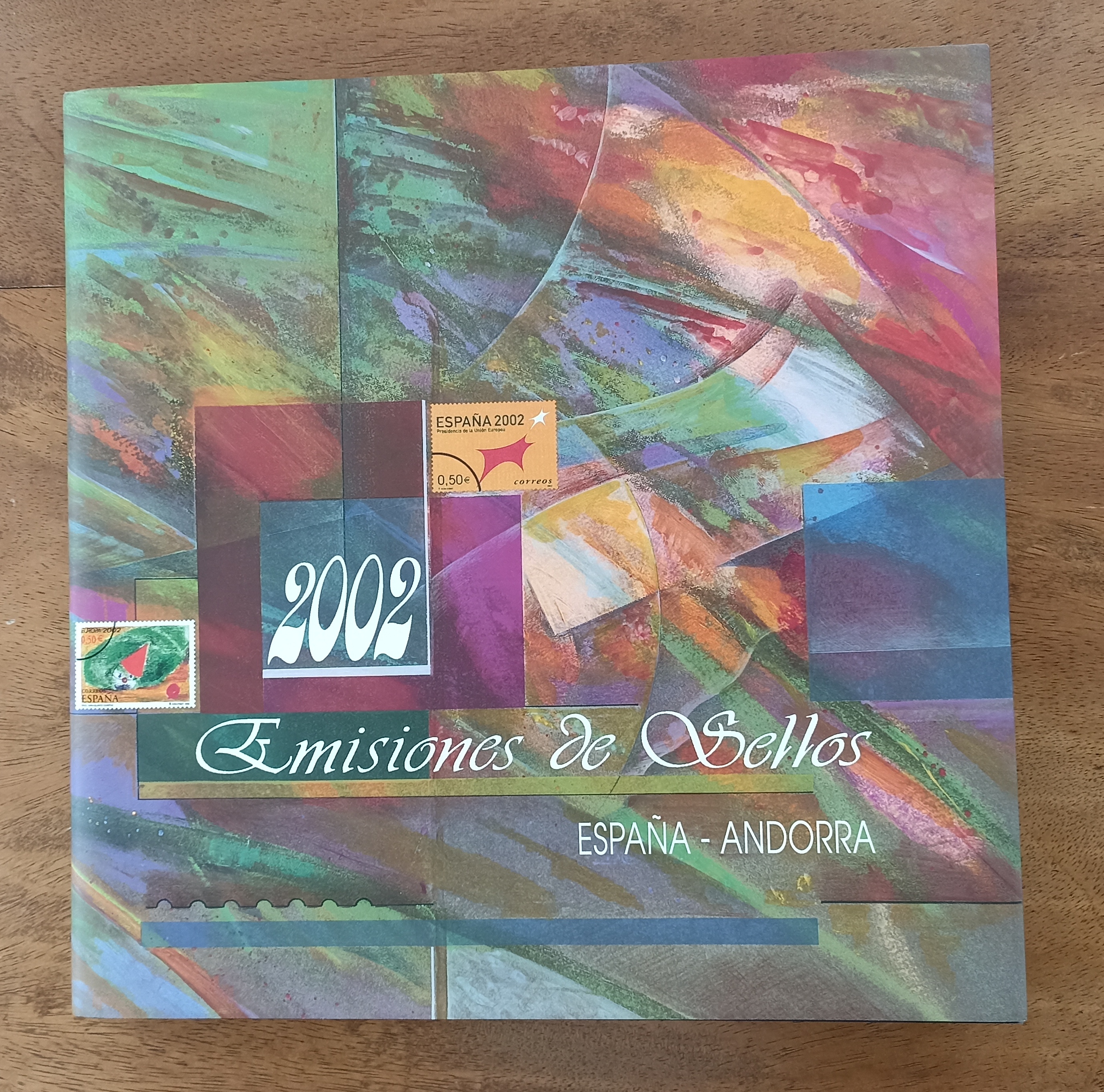 España y Andorra. Sellos 2002 Completo con Álbum