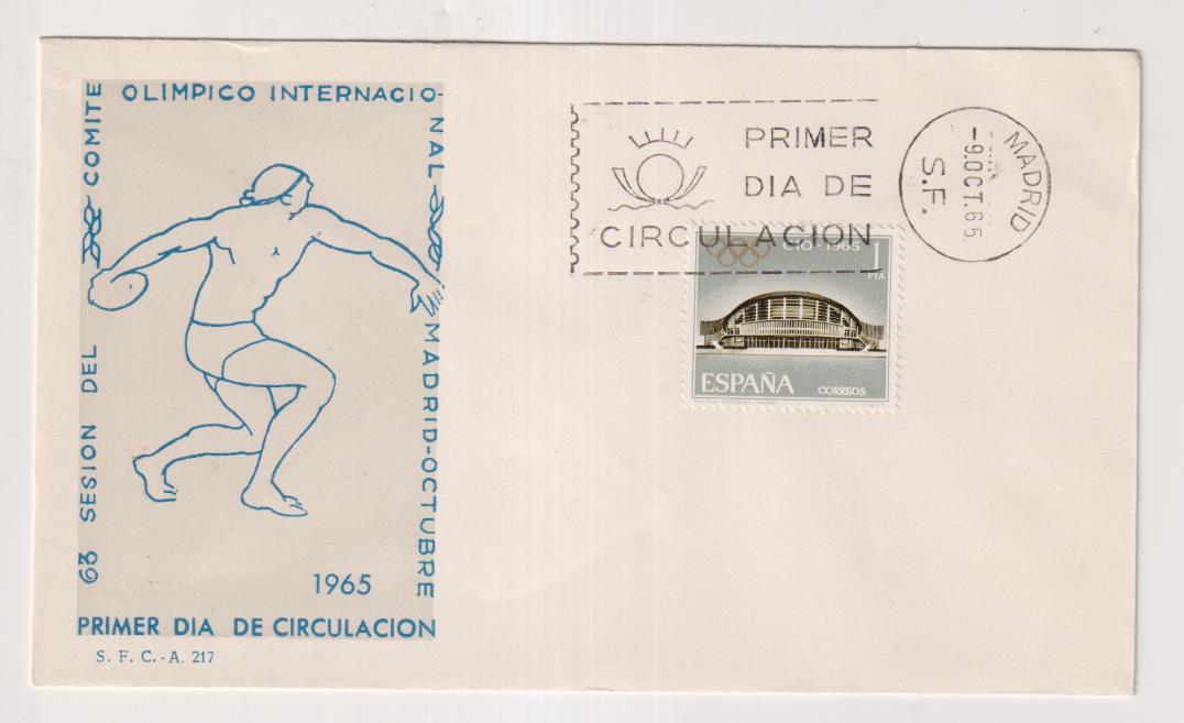 Comité Olímpico Internacional. Sobre primer Día 1965