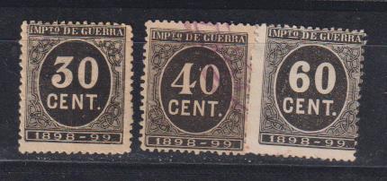 España. Impuesto de Guerra 1898-99