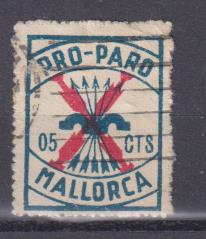 Pro Paro Mallorca. 5 Céntimos. Usado