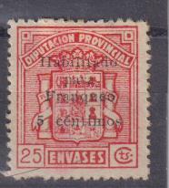 Cádiz. Sello Diputación Provincial. Envases. Habilitado para franqueo 5 Céntimos