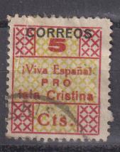 Correos. ¡Viva España! Pro Isla Cristina, 5 Cts. Usado