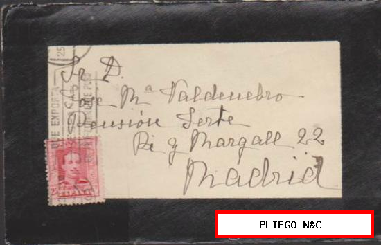 Carta de Sevilla a Madrid del 25 de Abril 1930. con Edifil 317