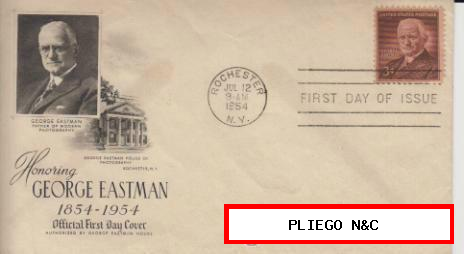 George Eastaman. 1854-1954. Official First Day of Issue