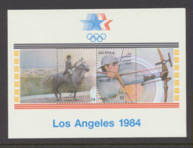 Bélgica 1984. Juegos Olímpicos HB 60 **