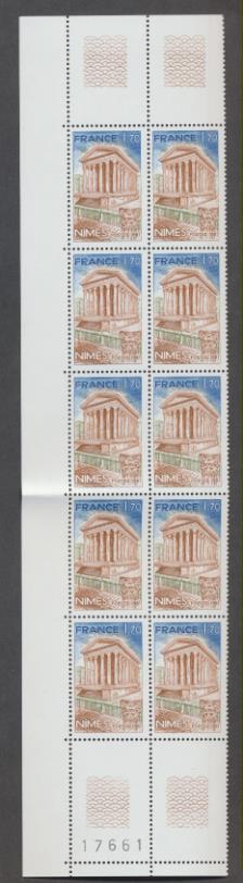 Francia 1981. Bloque (10 series) 2133 **