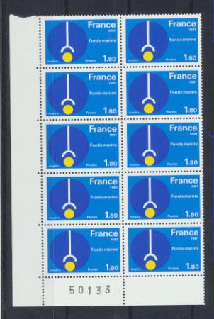 Francia 1981 Bloque (10 series) Yvert 2129 **