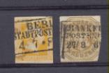 Prusia 1867. 2 Sellos. Yvert 8 y 27. Usados