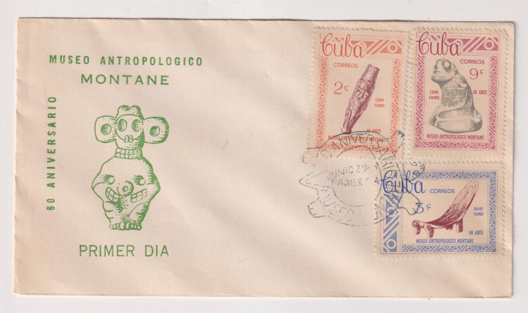 Cuba. Museo Antropológico Montane. Sobre Primer Día