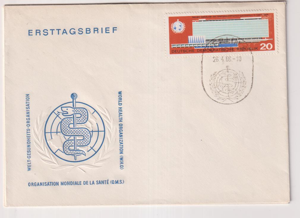 República Democrática Alemana. Sobre Primer Día. Año 1966