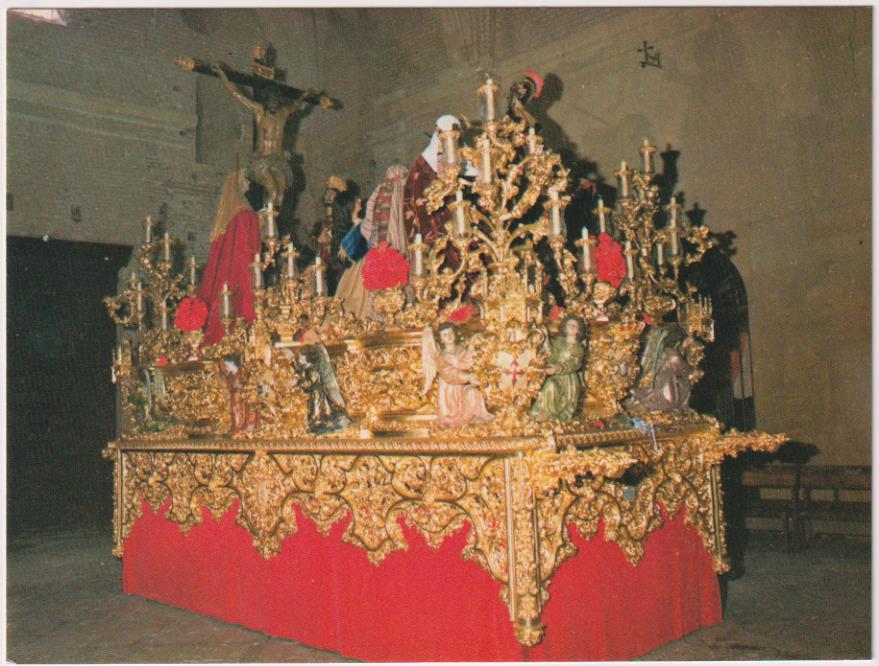 Fotografía (11,5x15,5) Paso del Misterio, Hermandad de la Sagrada Lanzada, Iglesia de San martín, Sevilla. Foto: J.M. Salmerón