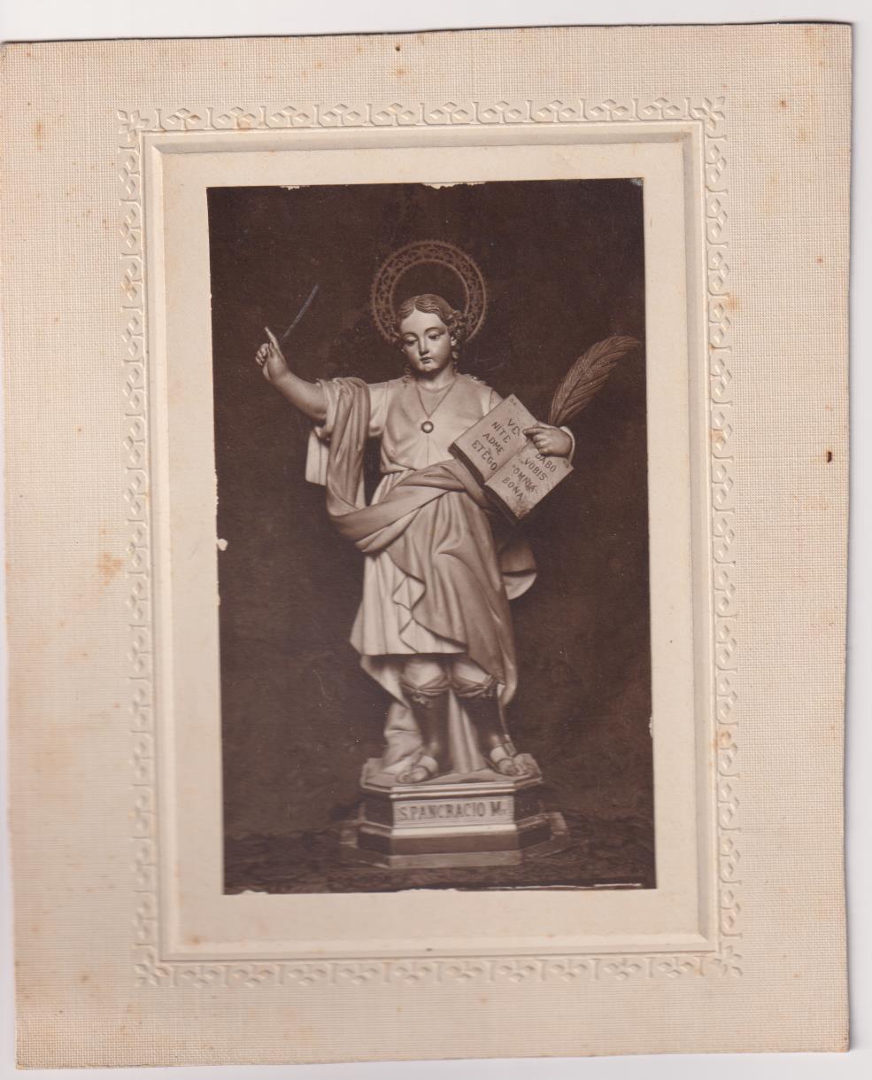 Fotografía. Albúmina (13,5x9) sobre Cartón. San Pancracio. Siglo XIX-XX
