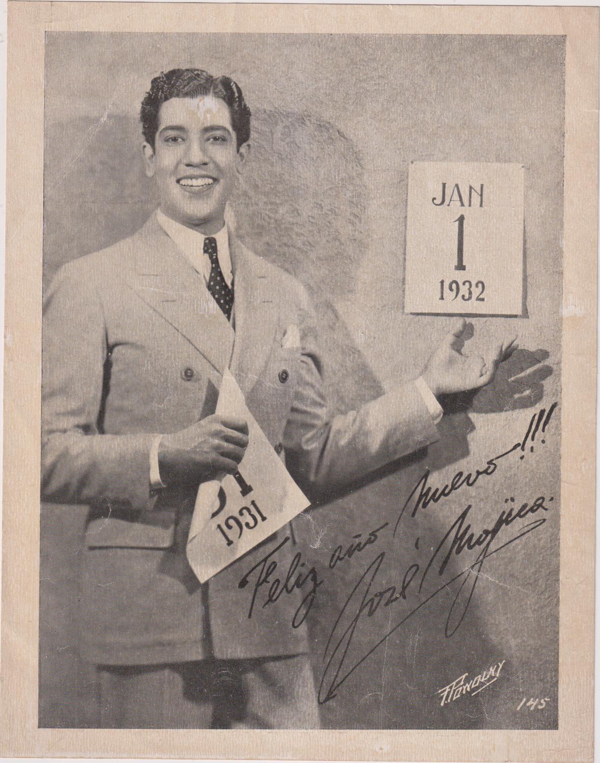 Felicitación para 1932 (26x20,5) de José Mojica