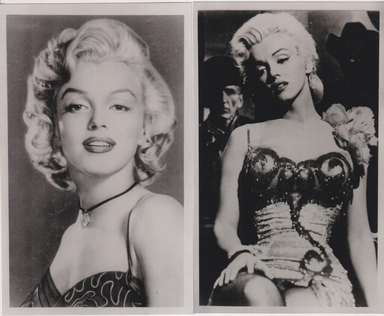Marilyn Monroe. 2 Fotografías (17,5x11,5) Años 90