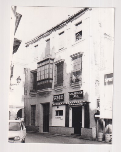 Fotografía (12x8,5) Fotógrafo Agudelo. Sevilla, C/ Ximénez de Enciso, 13. Barrio de Santa Cruz. Años 70