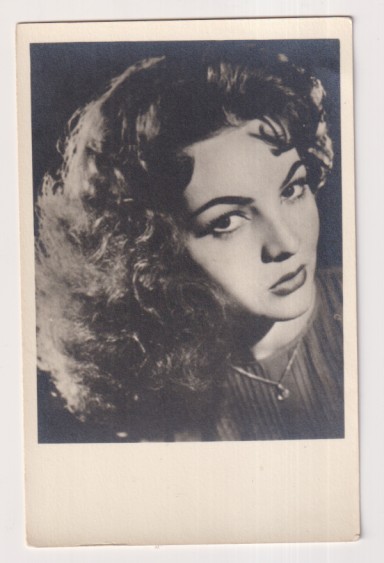 Fotografía (Tamaño postal) Sara Montiel. Años 50/60