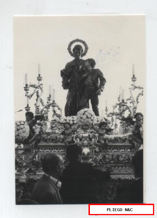 Fotografía (12,5x9) Sevilla. San Juan Bosco. Fotógrafo Agudeló-Sevilla. Años 60-70