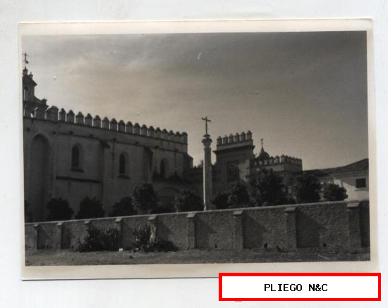 Fotografía (12,5x9) Santiponce. Monasterio San Isidoro del Campo. Fotógrafo Agudeló-Sevilla. Años 60