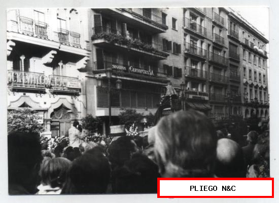 Fotografía (12,5x9) Sevilla. Nuestra Señora de los Reyes. Fotógrafo Agudeló-Sevilla. Años 60-70