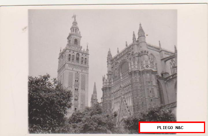 fotografía (8,5x13,5) Sevilla. Años 40